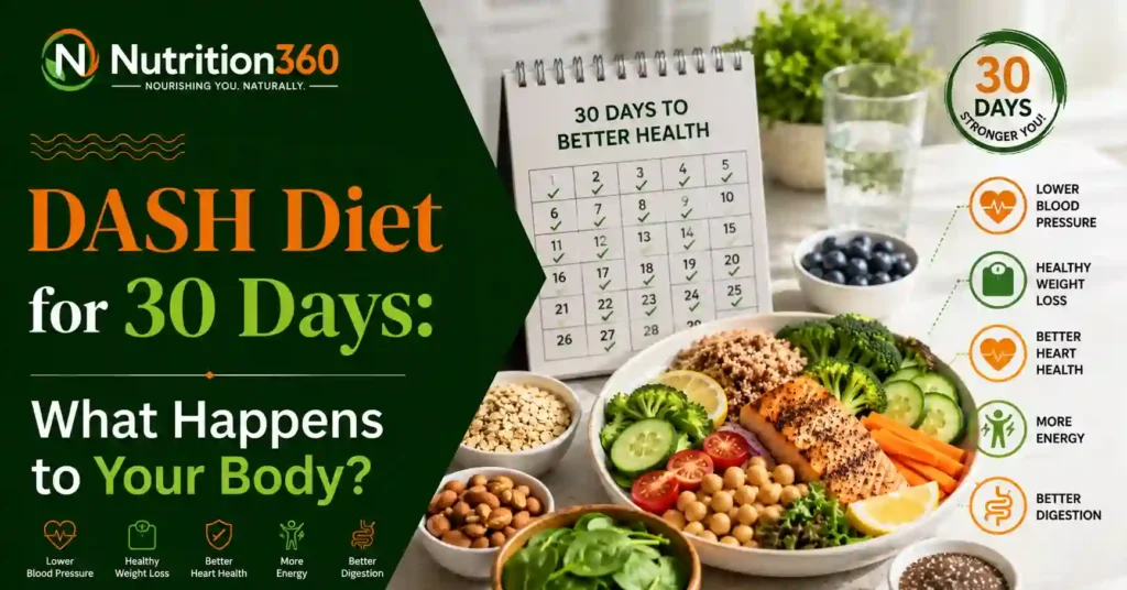 DASH diet for 30 days and its effects on blood pressure, weight and heart health